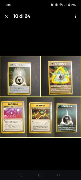 Set completo Pokemon Neo Genesis