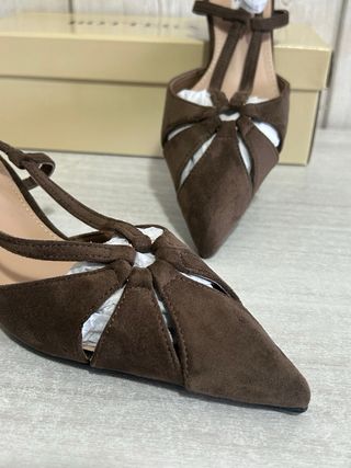 Ballerine scamosciate Bottega 22 marroni