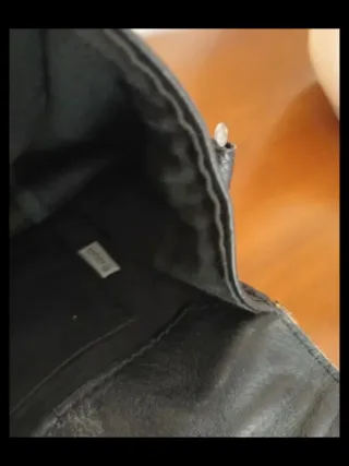 Borsetta Vera Pelle Nera