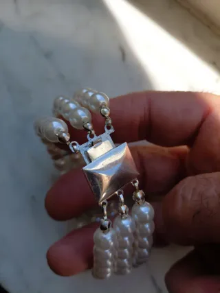 Bracciale perle 3 fili bigiotteria