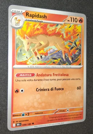 Carte Pokémon Rapidash e Ponyta