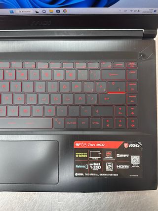 Ordenador Gaming MSI Thin 95C (GTX 1650)