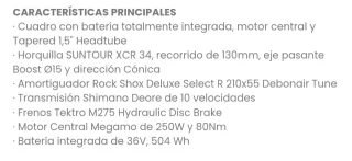 Bicicleta eléctrica Megamo Ridon FS 504