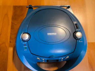 Radio CD MP3 Daewoo DBU-37BL Azul