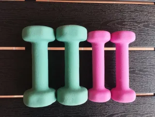 Juego Mancuernas 1kg y 0.5kg