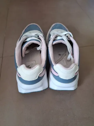 Zapatillas casual mujer azul y rosa