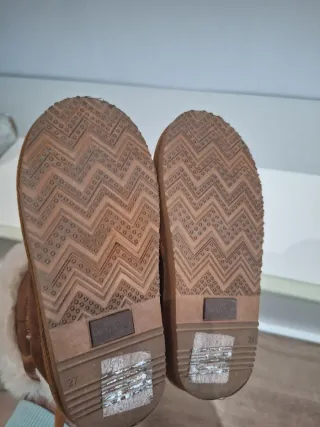 Botas niña Conguito marrones con pelo