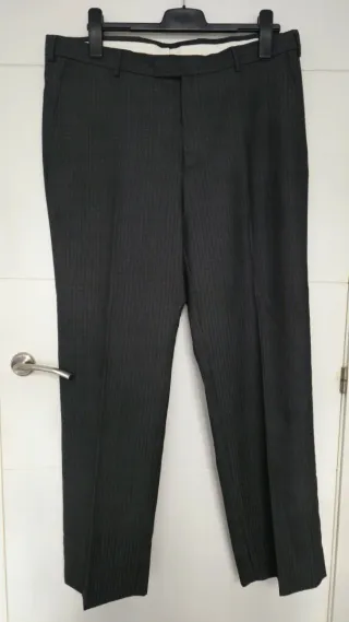Traje Z Zegna Gris Chaqueta y Pantalón