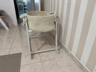 Moisés Bebé Crochet Artesanal