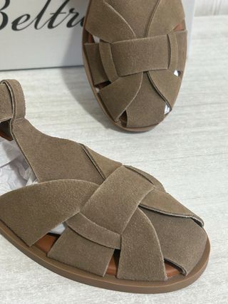 Sandali intrecciati Beltrami marroni