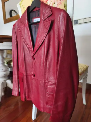 Chaqueta Piel Roja El Corte Inglés