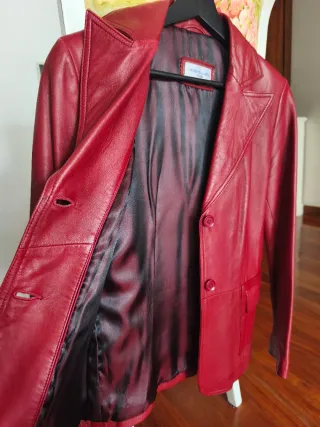 Chaqueta Piel Roja El Corte Inglés