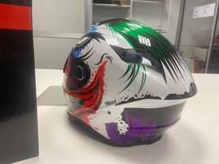 Casco MT TARGO S JOKE AS GLOSS con visera IRIDIUM