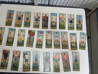 Lote 25 cromos antiguos Liga Española