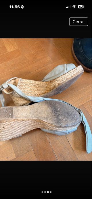 Sandalias Natura Beige/Gris