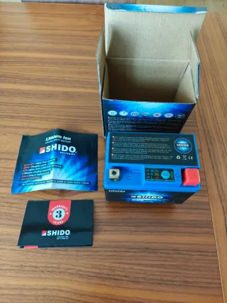 Batería Litio Ion Shido LTX5L-BS 12V 20Wh