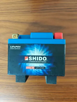 Batería Litio Ion Shido LTX5L-BS 12V 20Wh