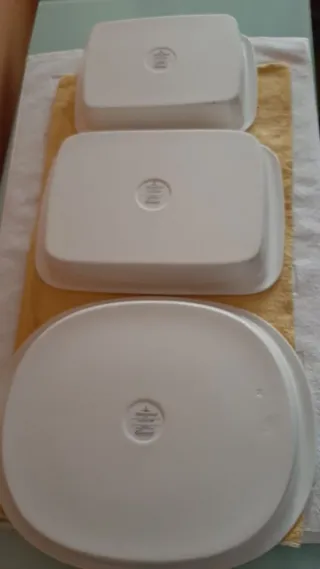 Bandejas Villeroy & Boch Porcelana Blancas