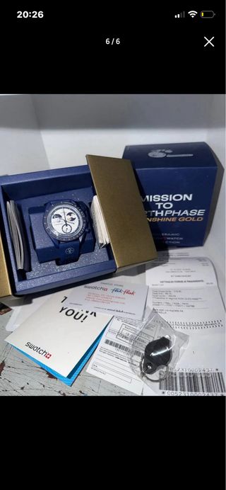 Omega x Swatch Mission to the Moon Gold