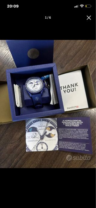 Omega x Swatch Mission to the Moon Gold