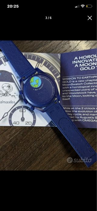 Omega x Swatch Mission to the Moon Gold