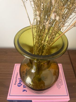 Jarrón Zara Home vidrio reciclado
