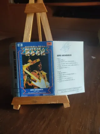 Cassette. Jimi Hendrix:Historia de la Música Rock.