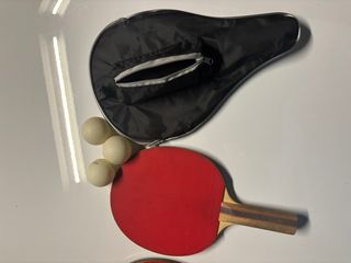 2 Palas de Ping Pong con Fundas y Bolas