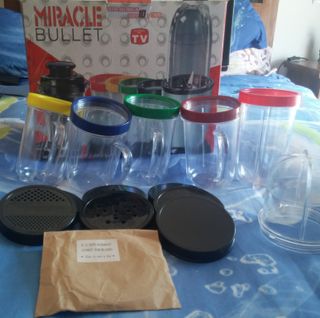 Batidora Miracle Bullet Accesorios