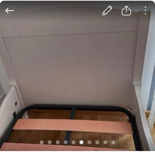 Cama juvenil blanca 90x190