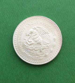Moneda Plata Pura Onza México 1988 oz