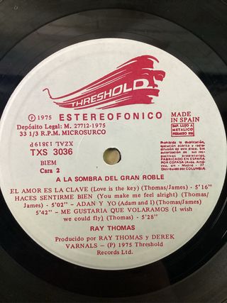 Ray Thomas From Mighty Oaks LP