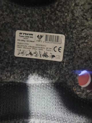 Casco BTWIN Teen 500 MG Patín/Bici Niña