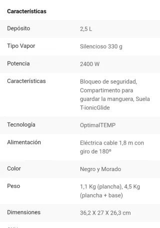 Centro de planchado Philips PerfectCare Aqua Silen