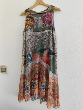 Vestido Desigual Talla L Estampado