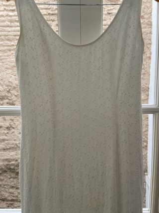 Vestido Flamenca Blanco con Volantes