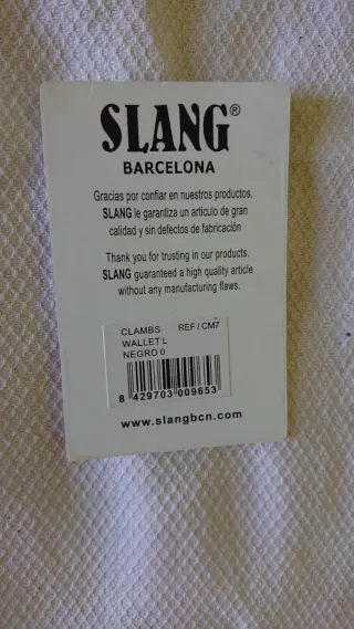 Billetera Slang Negra
