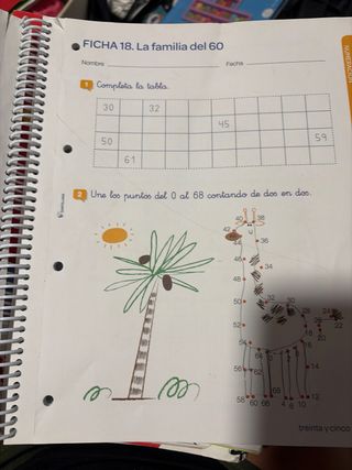 Libro mate, primero de primaria