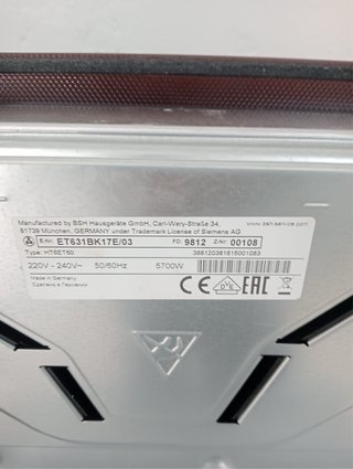 Placa vitroceramica