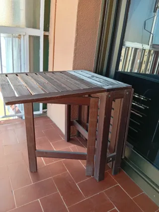 Conjunto Mesa y 2 Sillas Plegables Ikea ÄPPLARÖ
