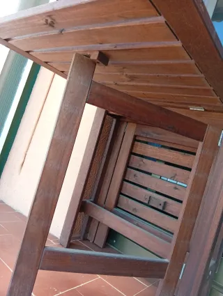 Conjunto Mesa y 2 Sillas Plegables Ikea ÄPPLARÖ