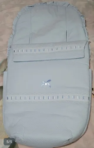 Capota y saco Bugaboo Piqué Azul