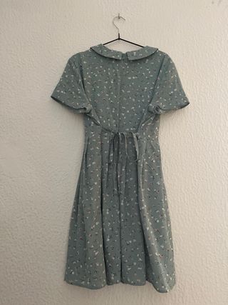 Vestido verde floral