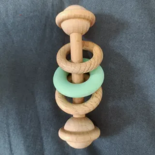 Sonajeros Madera y Silicona