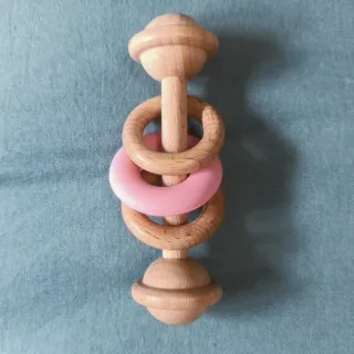 Sonajeros Madera y Silicona