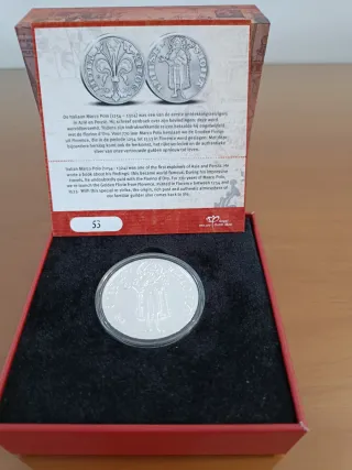 Moneda Plata 2 oz Florín Oro Marco Polo