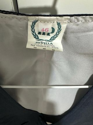 Chalequillo de flamenco Color azulado Talla 46