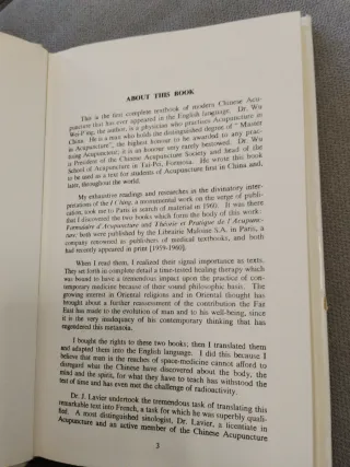 Libro Chinese Acupuncture Dr Wu Wei-P'ing