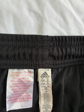 Pantalón Adidas Talla XS Negro/Rosa