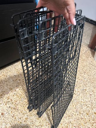 Zapatero organizador de ikea metal negro 5